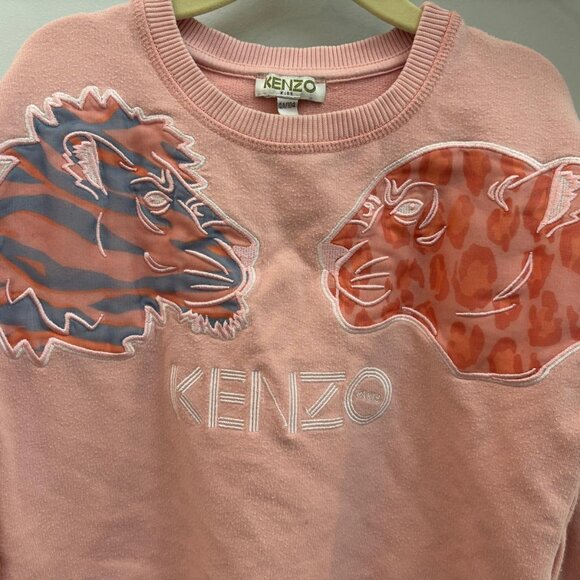Kenzo Kids 4A 104cm Logo Graphic Sweatshirt - Picture 2 of 5